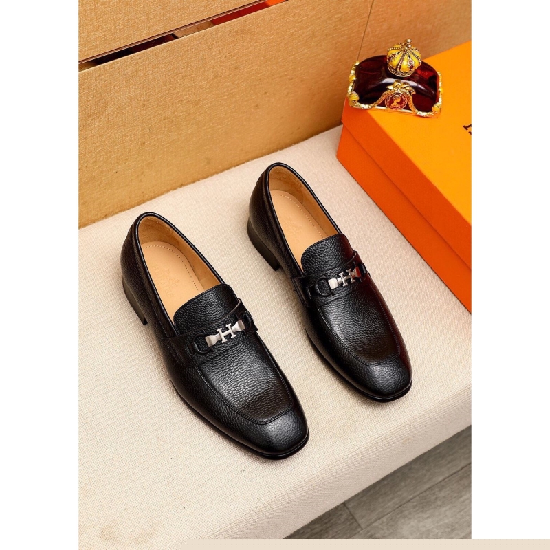 H**mes leather shoes